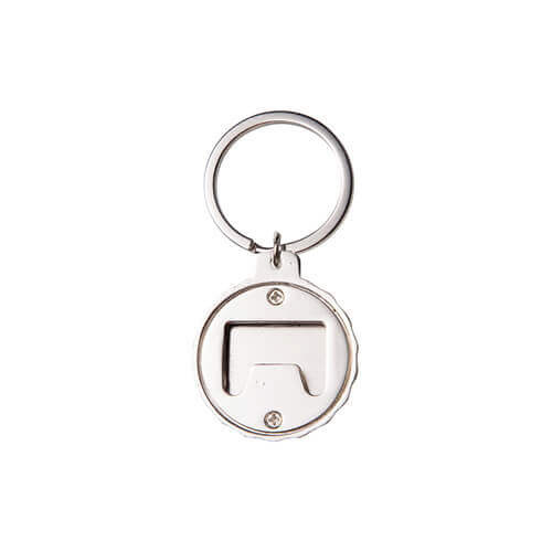 Metal keychain – bottle opener for sublimation printing - YA138