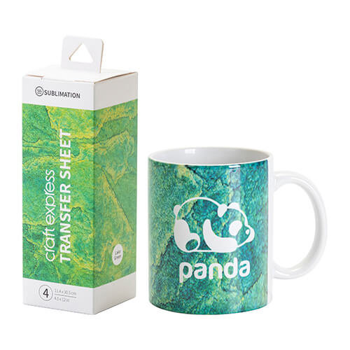 Foaie de transfer Lake Green 30,5 x 11,4 cm - 4 buc.