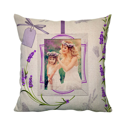 38 x 38 cm linen cover for sublimation printing - Lavender