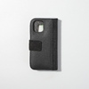 iPhone 12 Mini sublimatie lederen hoesje - zwart