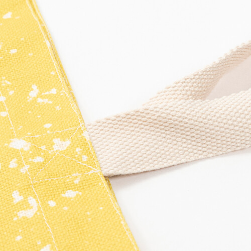 Чанта за рамо избелена Starry Yellow за сублимация