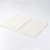 Canvas table mat 50 x 35.5 cm cream with yellow stripes for sublimation