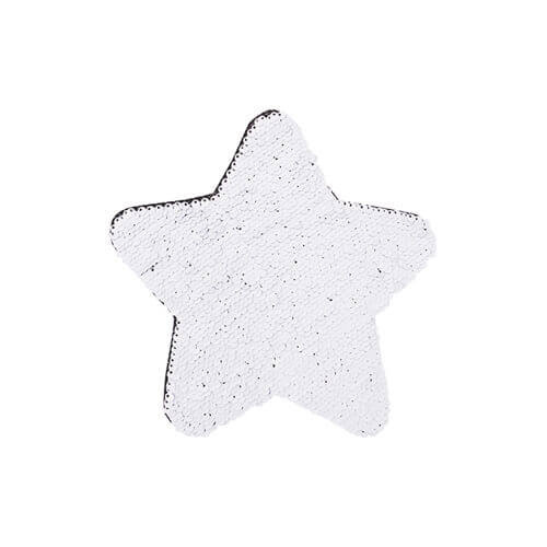 Les paillettes bicolores pour la sublimation et l'application sur les textiles - étoile bleu