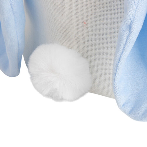 Sac en forme de lièvre pour sublimation - oreilles bleues