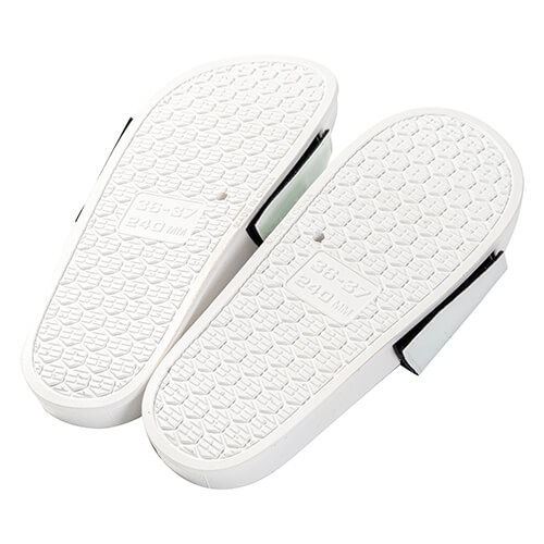 Volwassen slippers voor sublimatie - witte zool