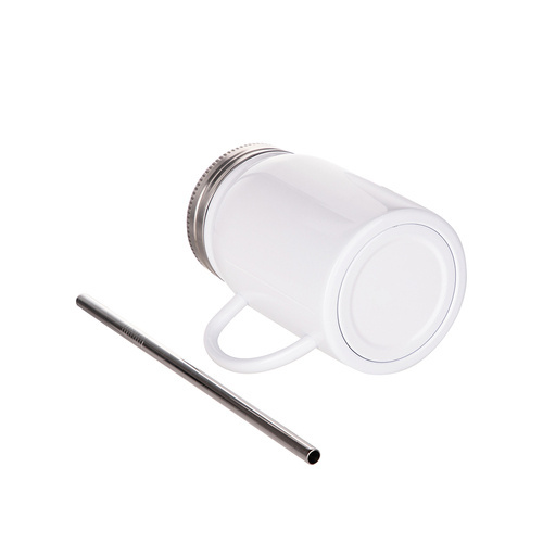 Sæt med 4 Mason Jar 500 ml metalkrus til tryk