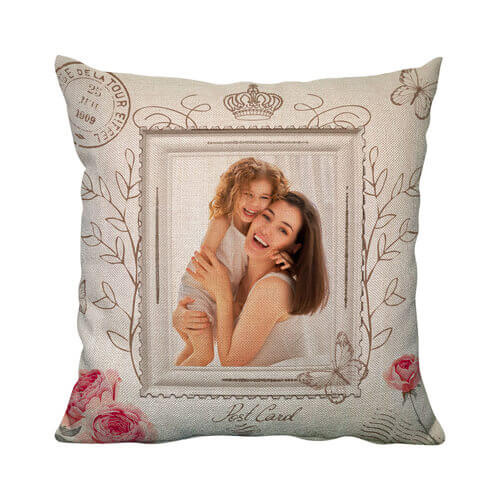 Platnena prevleka za vzglavnik 38 x 38 cm za sublimacijo - Razglednica