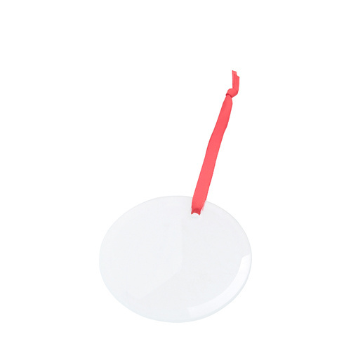 Sarja 25 pyöreää lasista ripustinta tulostusta varten