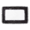 Manta de felpa Bleached Starry Black Rectangle para sublimación