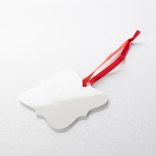 Plastic pendant for sublimation - rosette