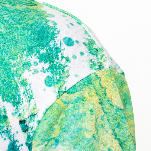 T-shirt βαμβάκι-όπως λευκασμένο Leopard Dreams πορτοκαλί για εξάχνωση