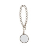 Pendentif en métal pour sublimation - cercle sur une chaîne