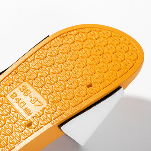 Teenslippers voor volwassenen voor sublimatie - gele zool