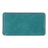 Insignia de piel de 8,2 x 4,4 cm para sublimación - verde