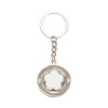 Rotary key ring for sublimation - flower