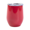 Mug à vin chaud 360 ml sublimable - rouge avec trou d'abreuvement verrouillable