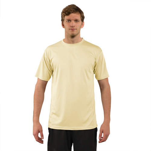 Solar kortærmet t-shirt til sublimering - Lysegul