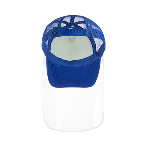 Una gorra para una visera para sublimación - azul