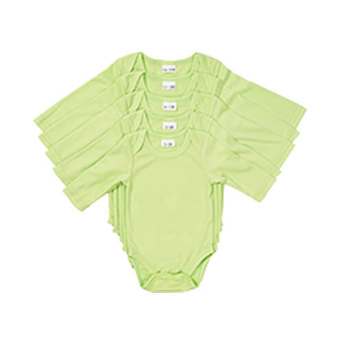 Kinderbody met lange mouwen voor sublimatie - groen