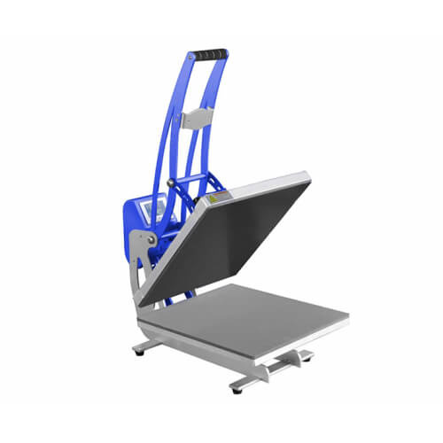 Síkágyas prés 40 x 40 cm-es pólókhoz - CLAM-D44 modell Szublimációs hőátvitel