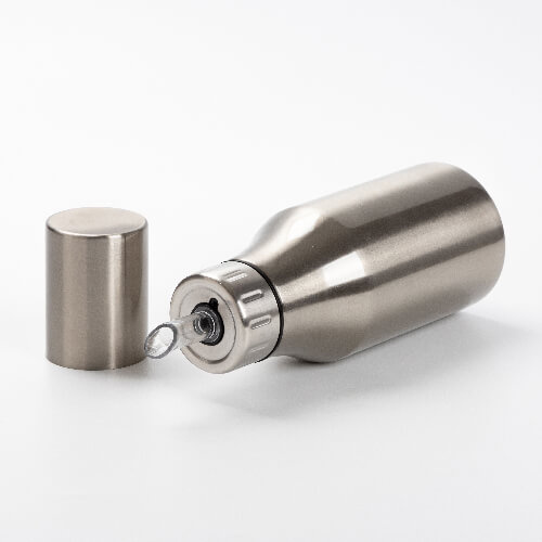 500 ml stainless steel oil dispenser for sublimation - silver