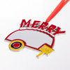 Metal Christmas tree pendant for sublimation - camping Merry Christmas