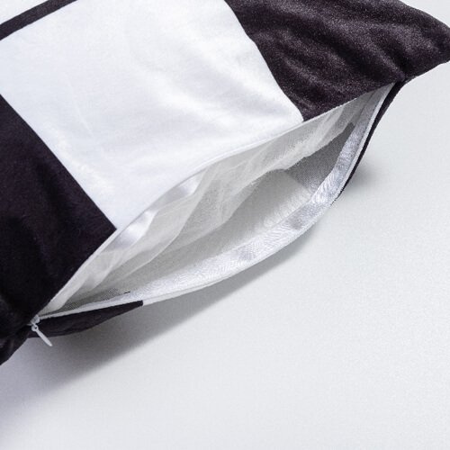 Plush pillowcase with panels for photos for sublimation - 3 panels