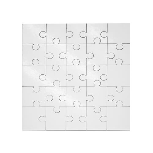Palapeli MDF 17 x 17 cm 25 elementtiä Sublimaatio Lämpösiirto