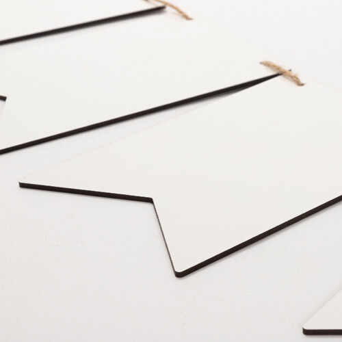 MDF wall decoration for sublimation - 8 flags