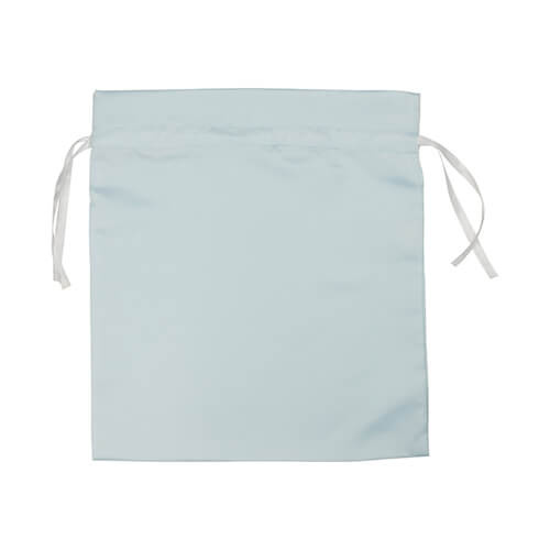 Sac en satin 35 x 38 cm pour sublimation - Azur