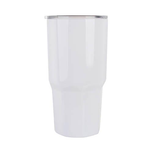 990 ml krus med ottekantet bund til sublimering - hvid