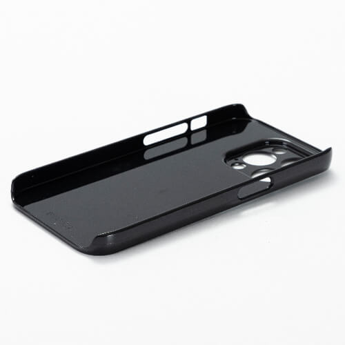 "iPhone 14 Pro" dėklas iš juodo plastiko, skirtas sublimacijai