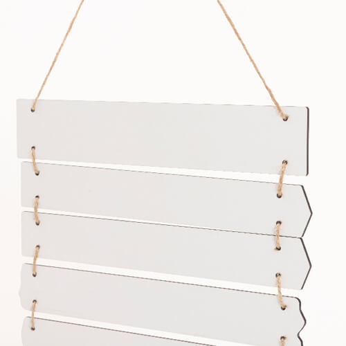 Deväť závesných rámov MDF na sublimáciu