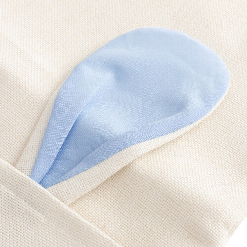 Linen pillowcase 40 x 40 cm for sublimation - blue ears