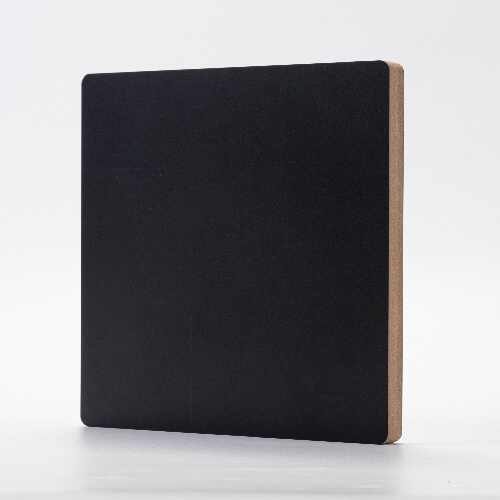 Panneau de fibres pour sublimation 20 x 20 x 1,5 cm - 2 pièces. - dos noir