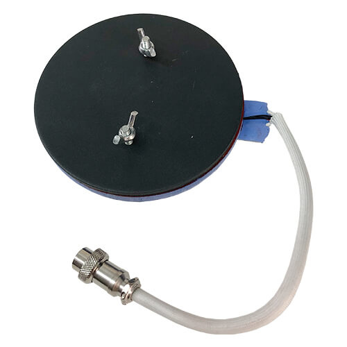 Pladevarmer 12 cm til kombinationspresser med skruer / 4-polet stik