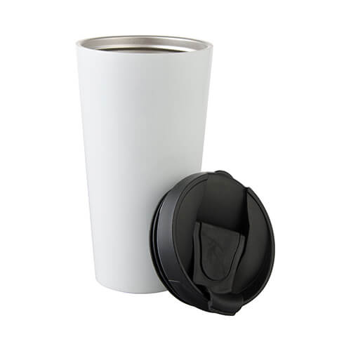 Pahar termic 450 ml pentru sublimare - alb