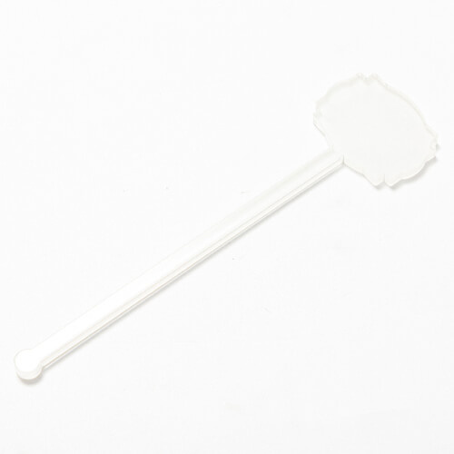 Akryl-drikkeomrører 15 cm til sublimering - roset