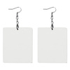 MDF earrings for sublimation - large rectangle