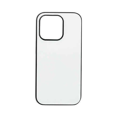 coque plastique noire pour sublimation iPhone 15 Pro
