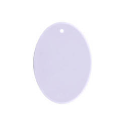 Plastic oval pendant Sublimation Thermal Transfer