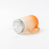 Mason Jar matglazen mok voor sublimatie - oranje kleurverloop
