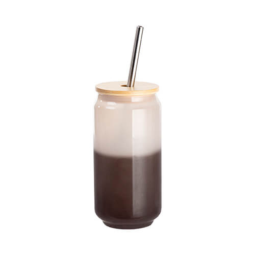 550 ml koldskiftende glas til sublimering - sort