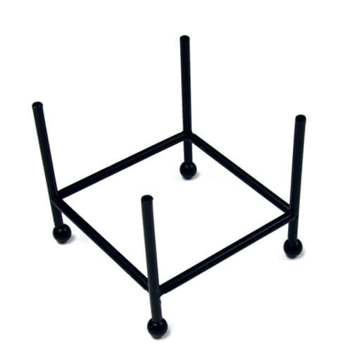 Négyzet alakú pohártartó állvány