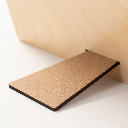 Marco de fotos cuadrado de madera contrachapada para sublimación - 25,4 x 25,4 cm