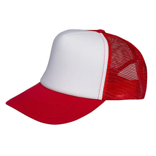 Baseballkasket med sublimering - rød