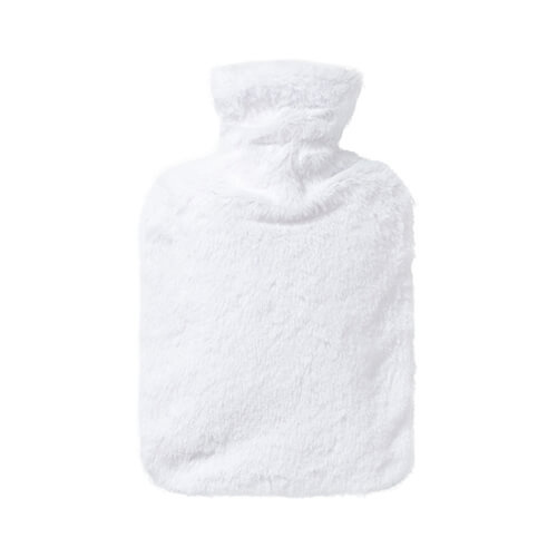 1000 ml hot water bottle cover for sublimation - white