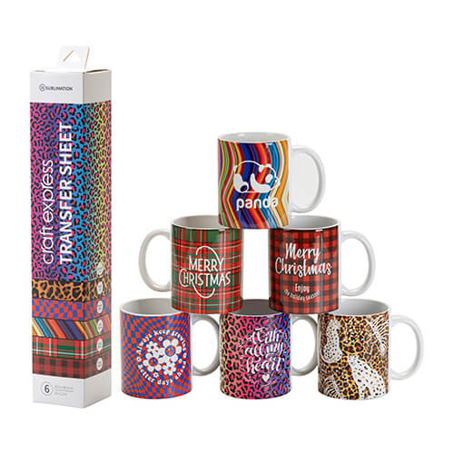 Set överföringsark B 30,5 x 30,5 cm - 6 st.