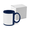 Patch mug 330 ml navy blue with box Sublimation Thermal Transfer 