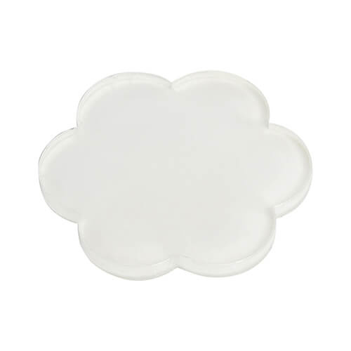 Funda de pajita de acrílico para sublimación - flor 